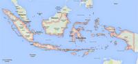 Indonesia map. by Google map